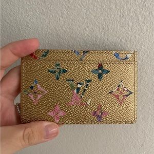 Louis Vuitton Canvas Garden Monogram Card Holder Limited Edition
